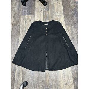 Lingling Black  Cape Cardigan Size L Jacket
